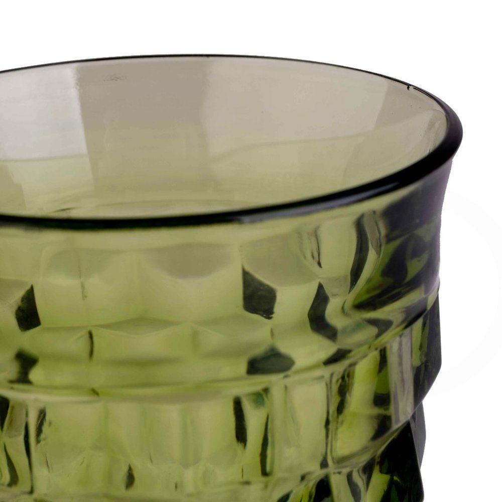 Vintage Indiana Colony Whitehall Green Avocado Juice glass - Picture 4 of 7